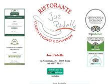 Tablet Screenshot of joepadella.com